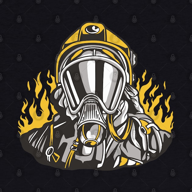 firefighter-in-uniform by petit-creativ